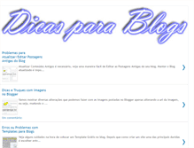 Tablet Screenshot of dicasparablogs.com.br