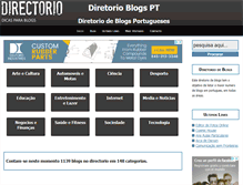 Tablet Screenshot of directorio.dicasparablogs.com